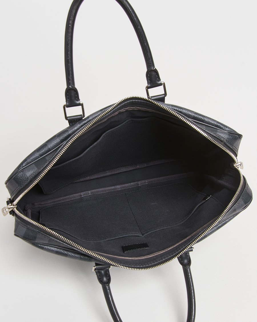 Herren | Louis Vuitton Pre-Owned Porte-Documents Voyage Briefcase Damier Graphite | Louis Vuitton Pre-Owned | Porte-Documents Voyage Briefcase Damier Graphite