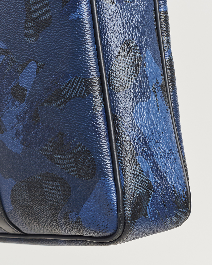 Herren | Louis Vuitton Pre-Owned Porte-Documents Voyage Briefcase Navy Blue | Louis Vuitton Pre-Owned | Porte-Documents Voyage Briefcase Navy Blue