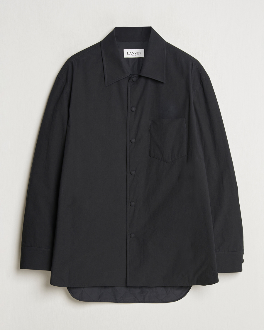 Herren | Hemden | Lanvin | Padded Overshirt Black