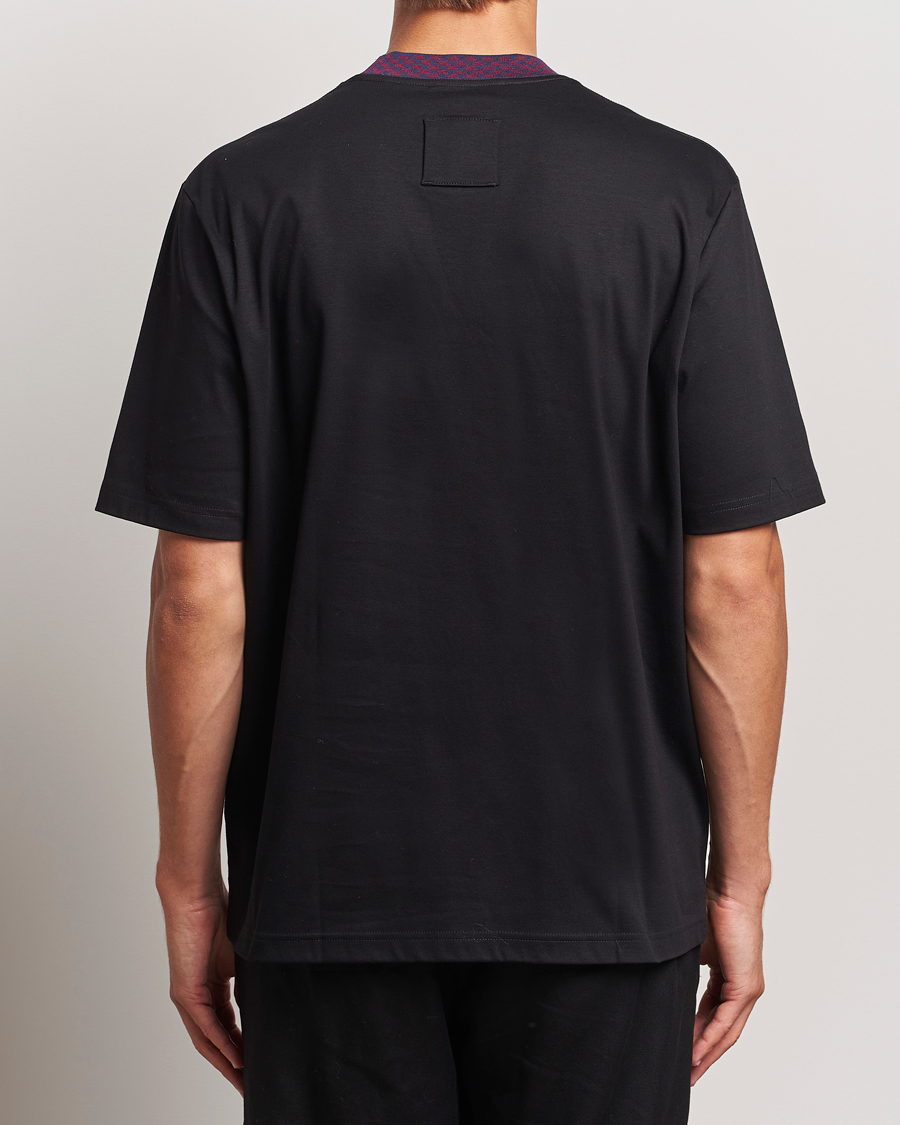 Herren | T-Shirts | Lanvin | Curb Detail Logo T-Shirt Black