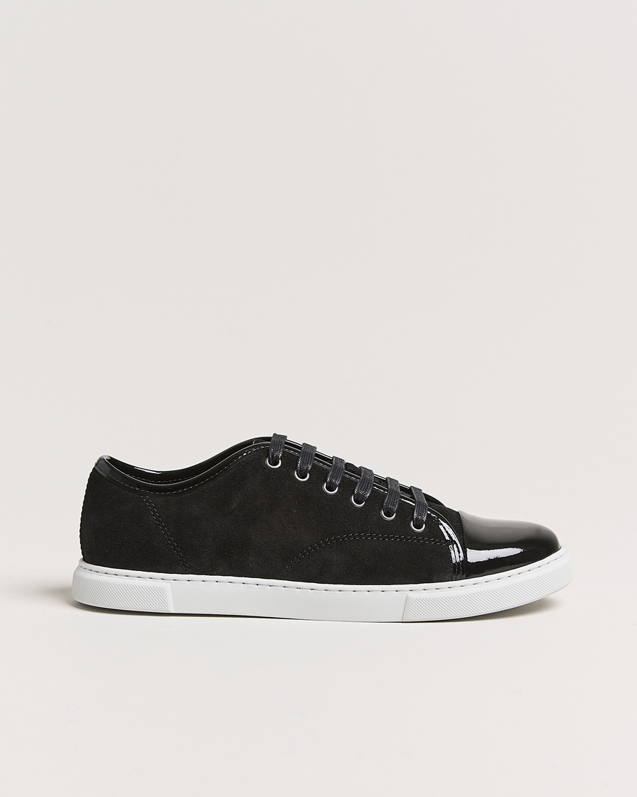 Herren | Lanvin Womens Patent Cap Toe Sneaker Black | Lanvin | Womens Patent Cap Toe Sneaker Black