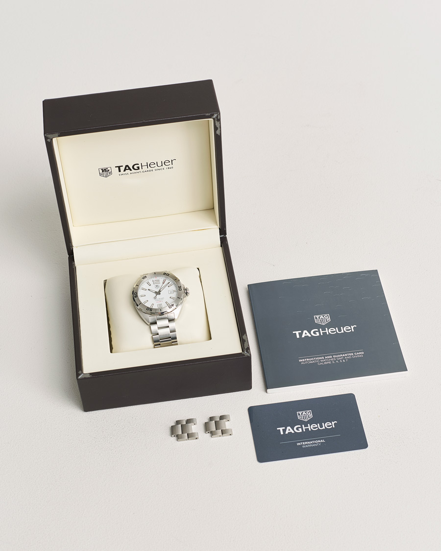 Herren | Tag Heuer Pre-Owned Formula 1 Calibre 5 WAZ2114 Silver | Tag Heuer Pre-Owned | Formula 1 Calibre 5 WAZ2114 Silver