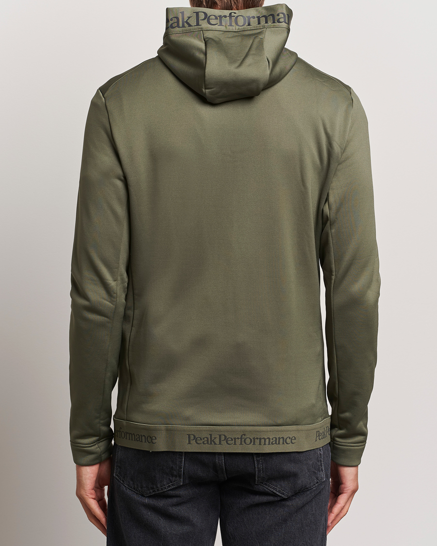 Herren | Pullover | Peak Performance | Rider Tech Zip Hood Pine Needle