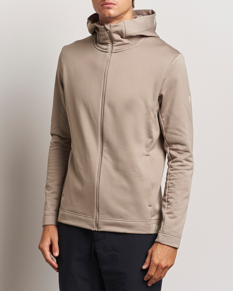 Herren | Pullover | Peak Performance | Rider Tech Zip Hood Avid Beige