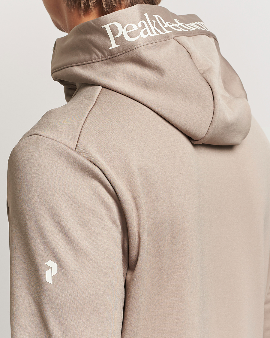 Herren | Pullover | Peak Performance | Rider Tech Zip Hood Avid Beige