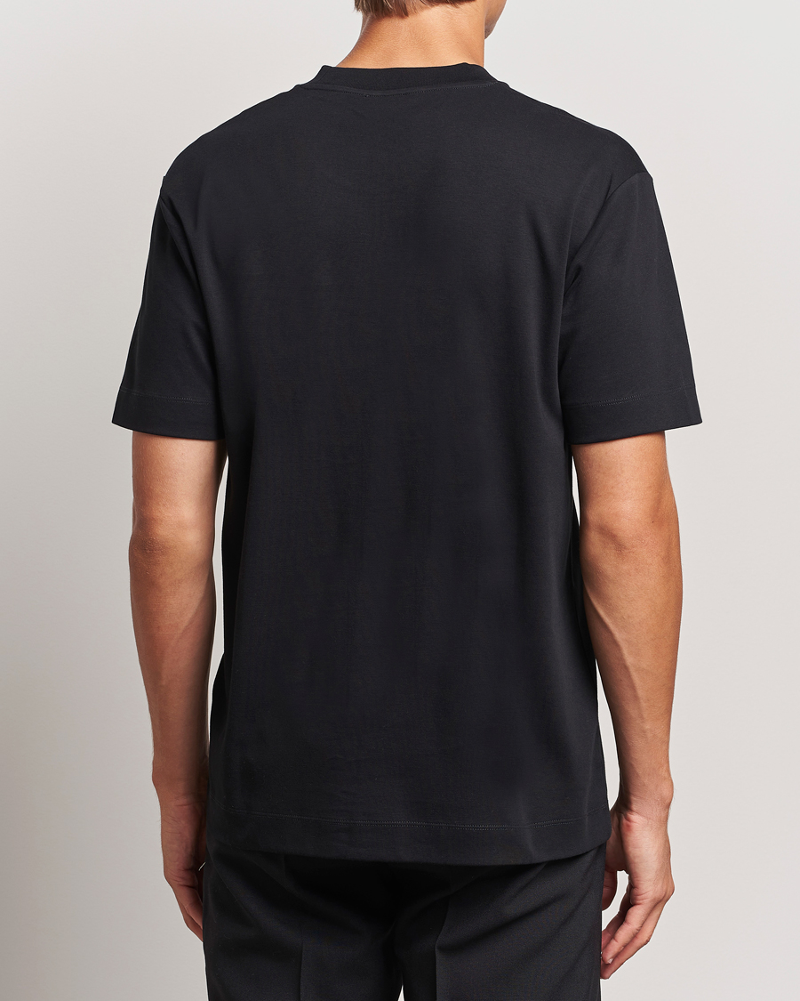 Herren | T-Shirts | Sunspel | Heavy Weight Supima Cotton T-Shirt Black