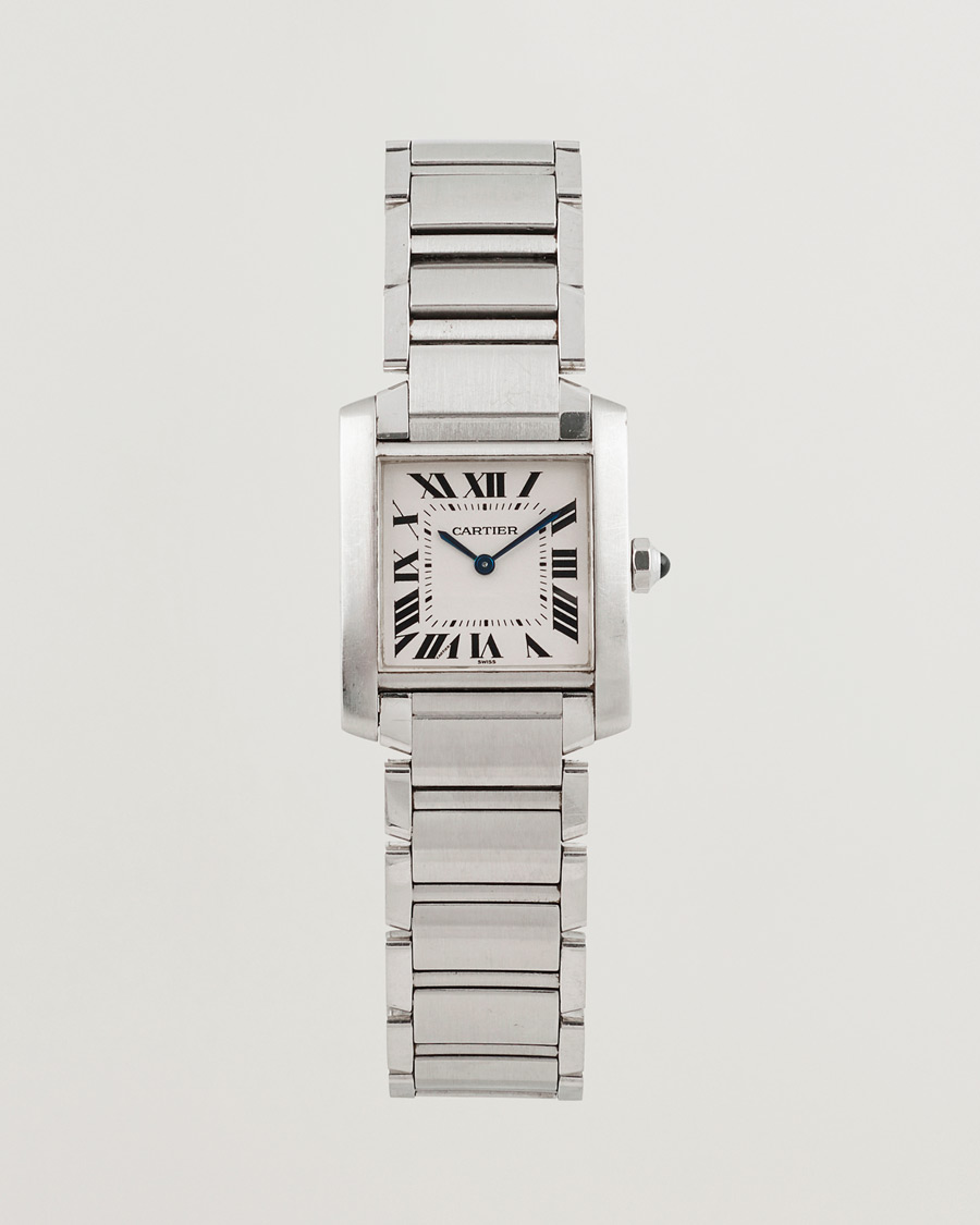 Herren | Cartier Pre-Owned Tank Française 2301 Silver | Cartier Pre-Owned | Tank Française 2301 Silver
