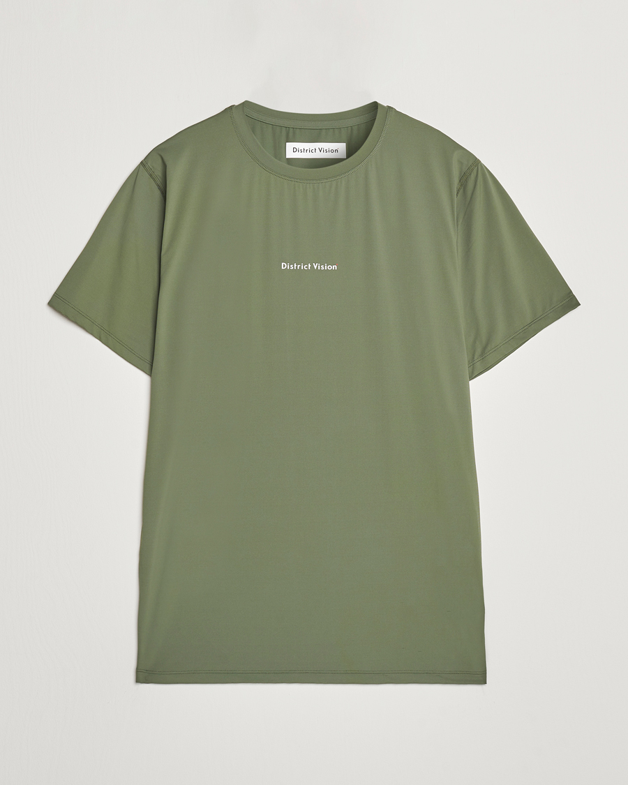 Herren | T-Shirts | District Vision | Ultralight Aloe Short Sleeve Sage