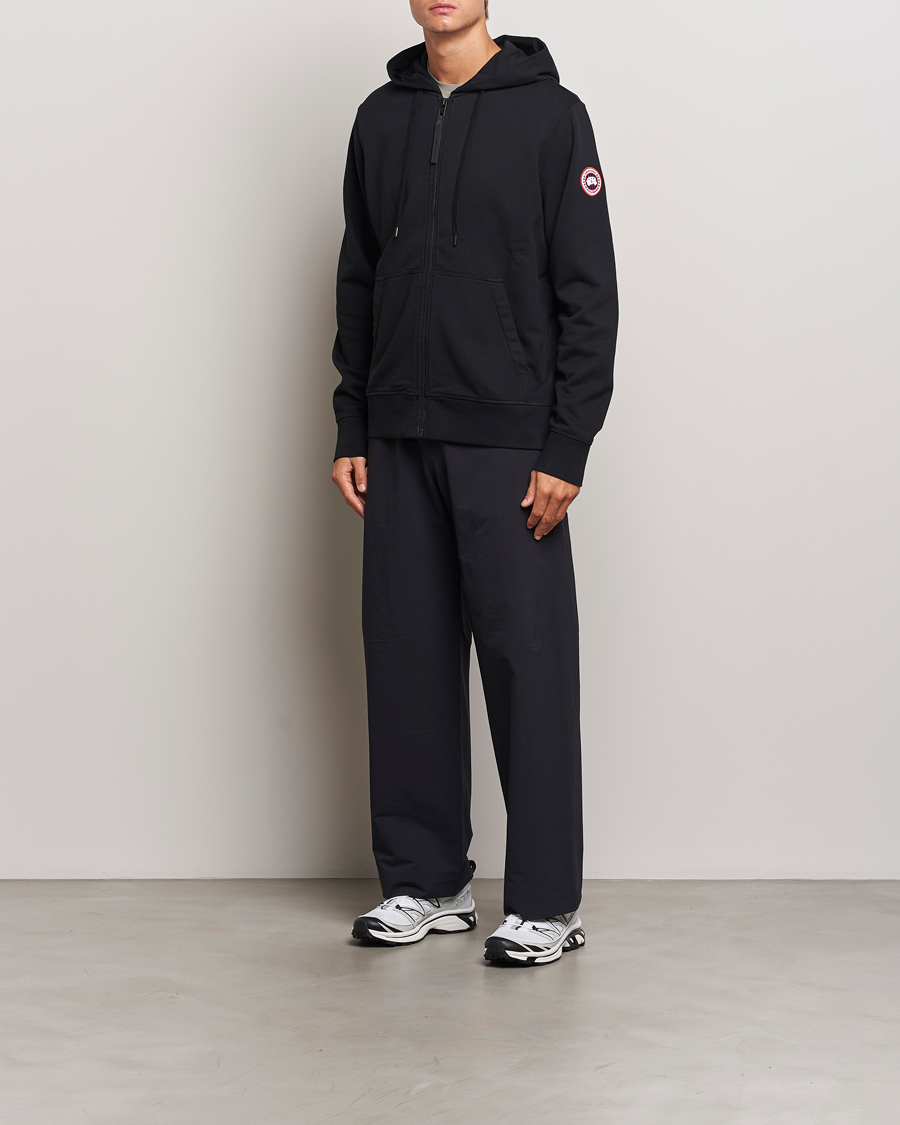 Herren | Pullover | Canada Goose | Huron Full Zip Hoodie Black