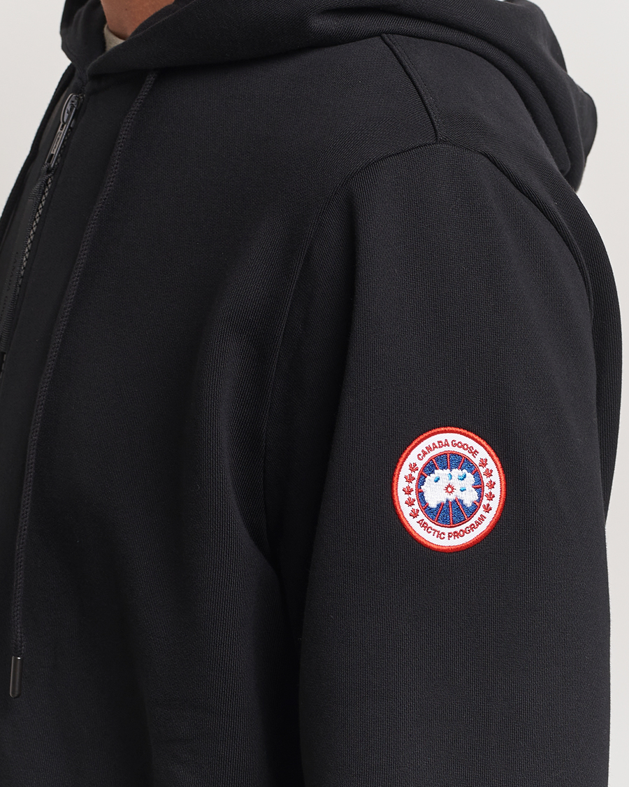 Herren | Pullover | Canada Goose | Huron Full Zip Hoodie Black