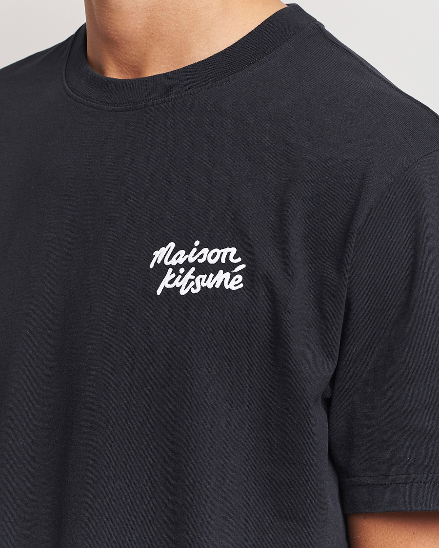 Herren | T-Shirts | Maison Kitsuné | Mini Handwriting T-shirt Black