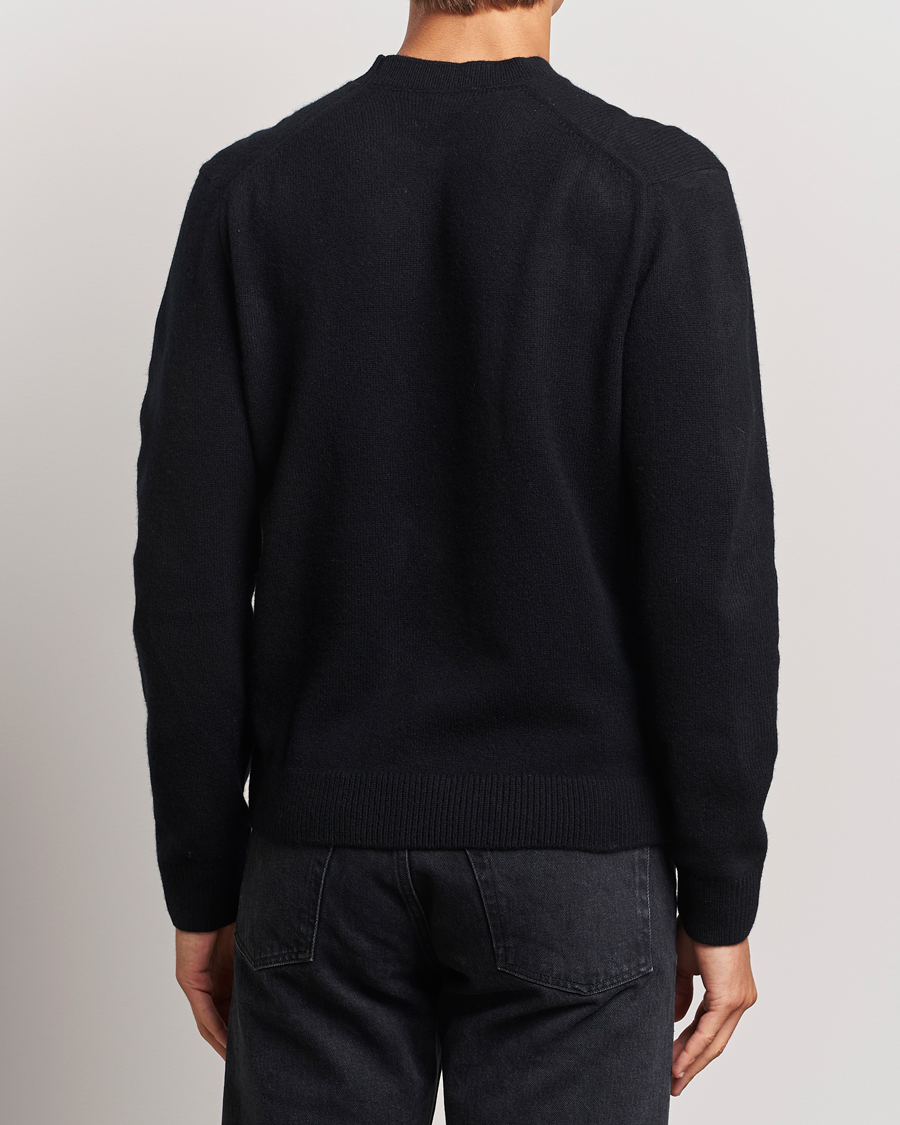 Herren | Pullover | Maison Kitsuné | Bold Fox Lambswool Crew Neck Black