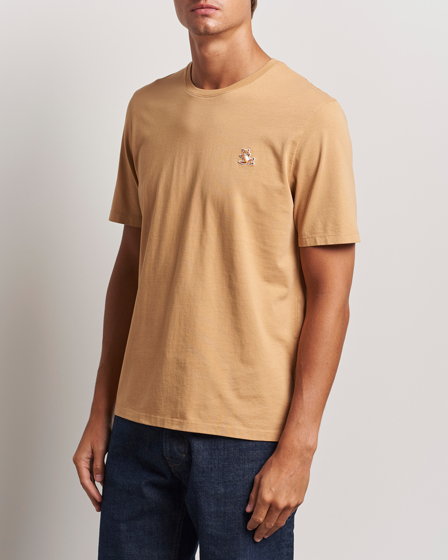 Herren | T-Shirts | Maison Kitsuné | Chillax Fox T-Shirt Chamomile Beige