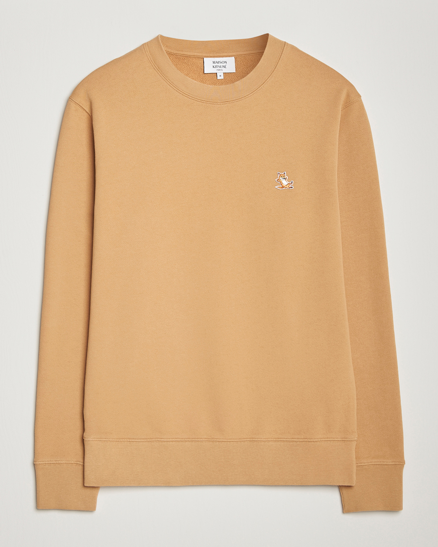 Herren | Pullover | Maison Kitsuné | Chillax Fox Sweatshirt Chamomile Beige