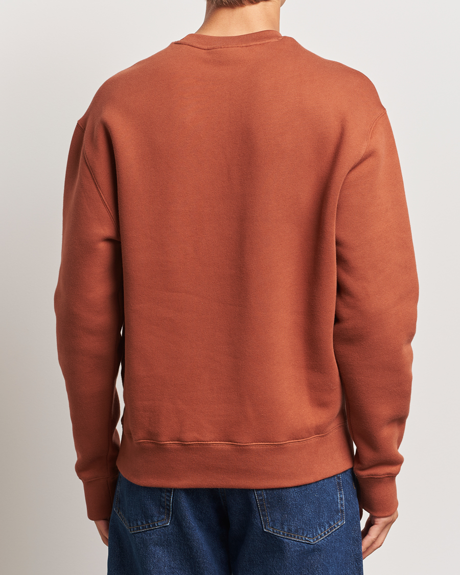 Herren | Pullover | Maison Kitsuné | Gingham Handwriting Sweatshirt Pecan