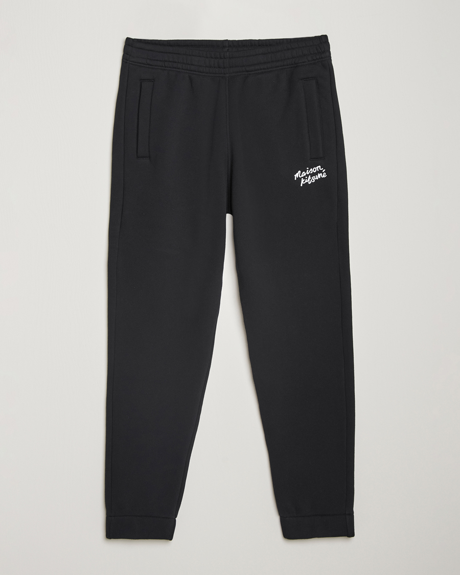 Herren | Hosen | Maison Kitsuné | Mini Handwriting Sweatpants Black