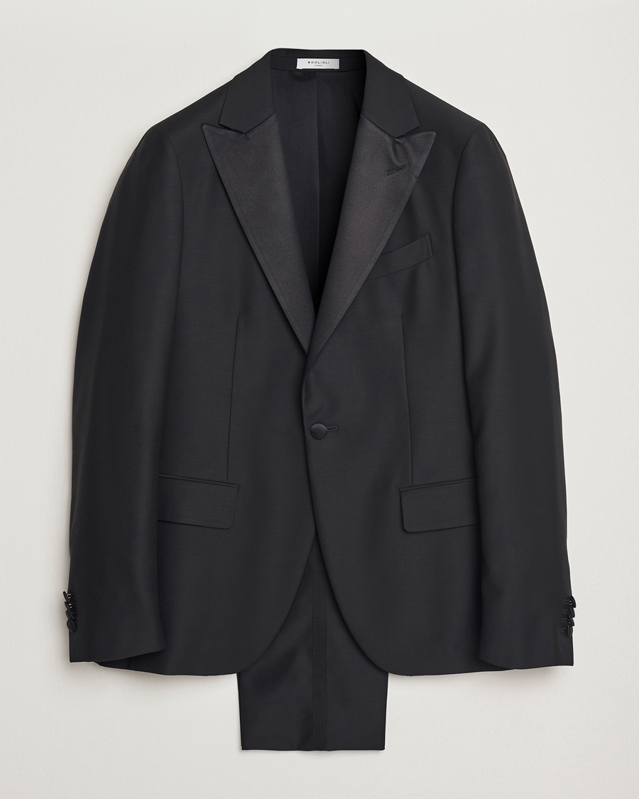 Herren | Anzüge | Boglioli | Milano Single Breasted Tuxedo Black