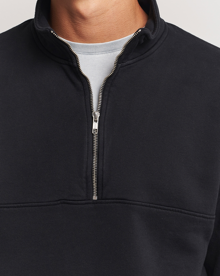Herren | Pullover | Colorful Standard | Classic Organic Half-Zip Deep Black