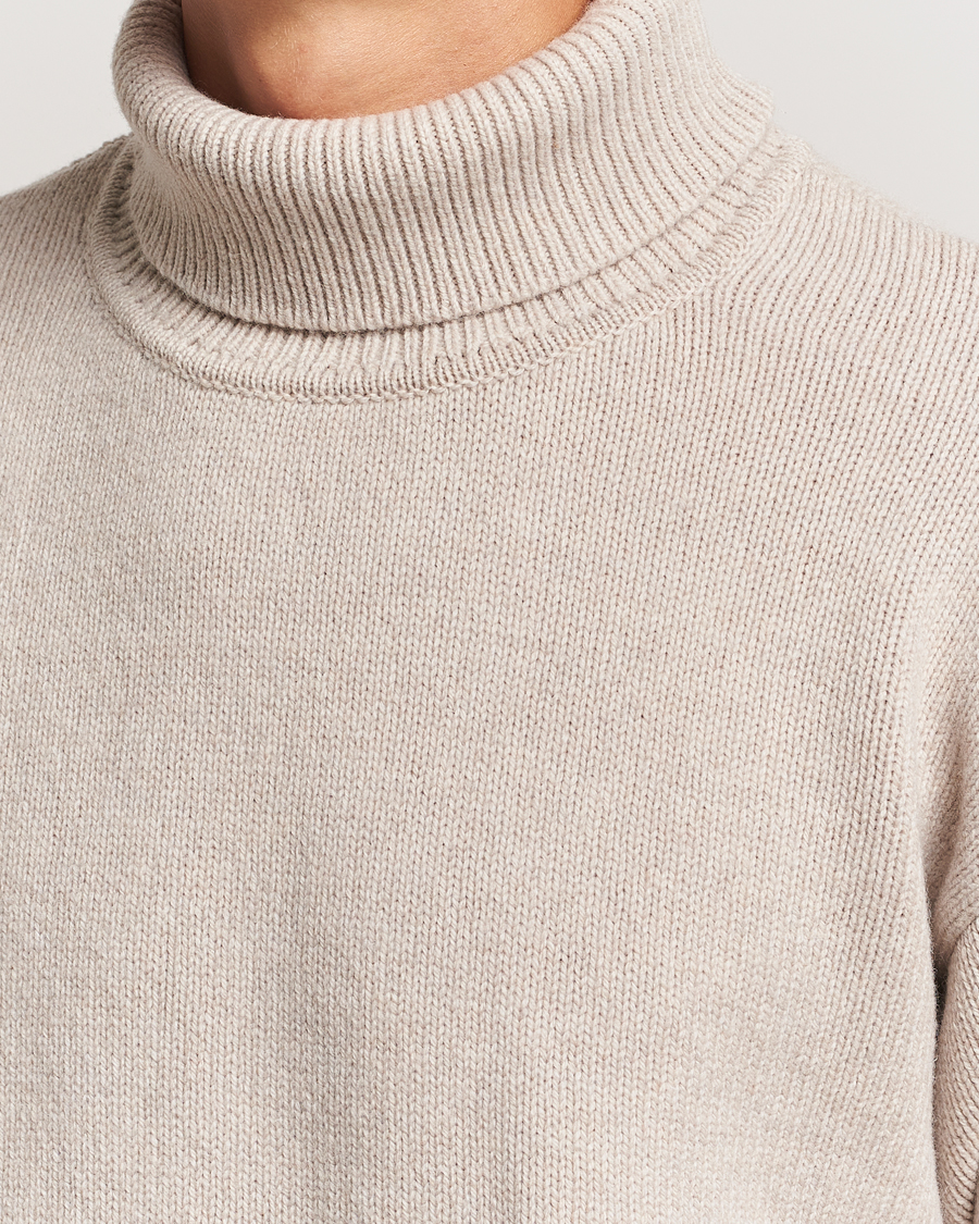 Herren | Pullover | Colorful Standard | Merino Wool Turtleneck Ivory White