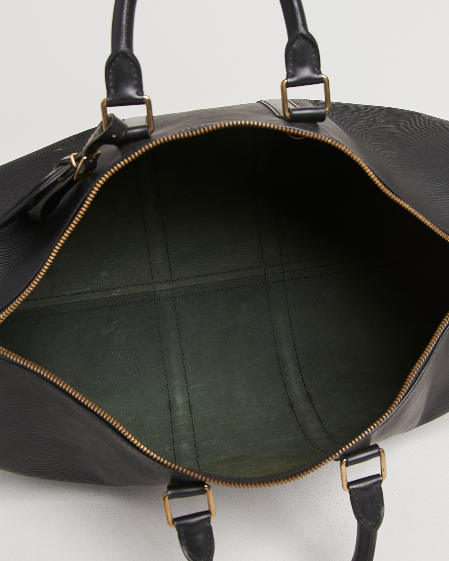 Herren | Louis Vuitton Pre-Owned Keepall 45 Epi Leather Travel Bag Black | Louis Vuitton Pre-Owned | Keepall 45 Epi Leather Travel Bag Black