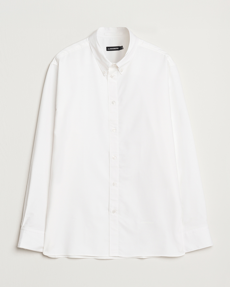 Herren | Hemden | J.Lindeberg | Regular Stretch Oxford Shirt White