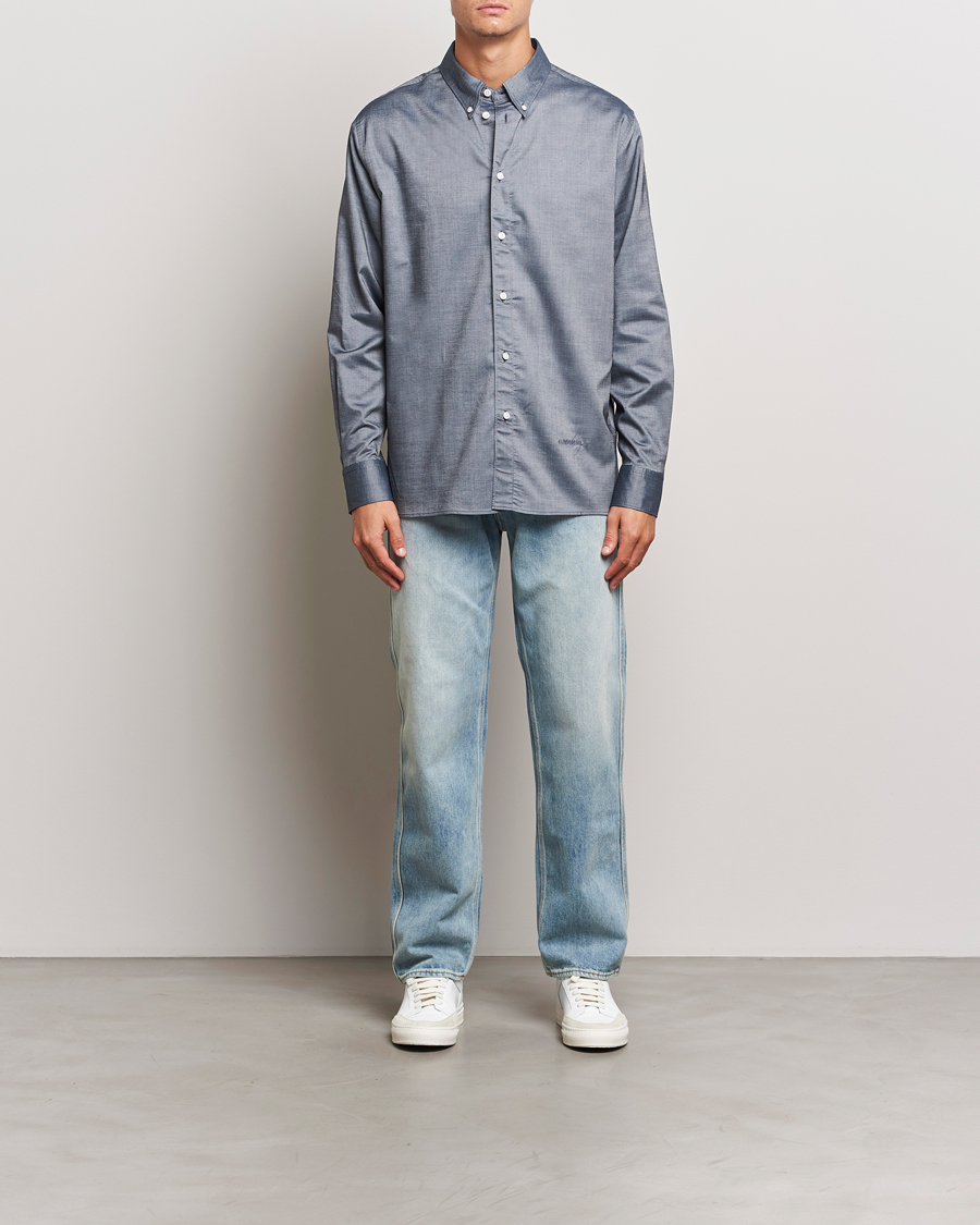 Herren | Hemden | J.Lindeberg | Regular Stretch Oxford Shirt Navy