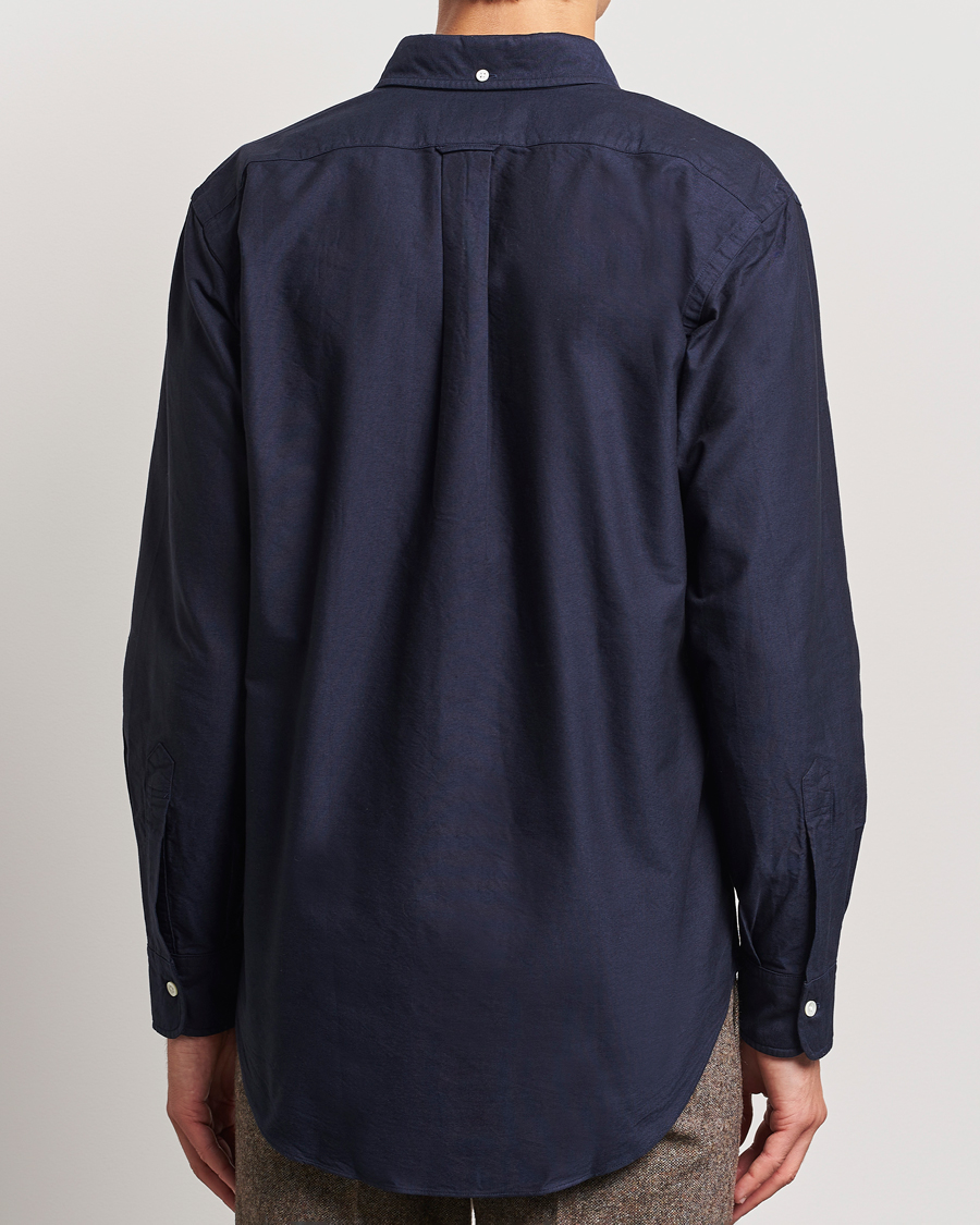 Herren | Hemden | Kamakura Shirts | Vintage Ivy Oxford Button Down Shirt Navy