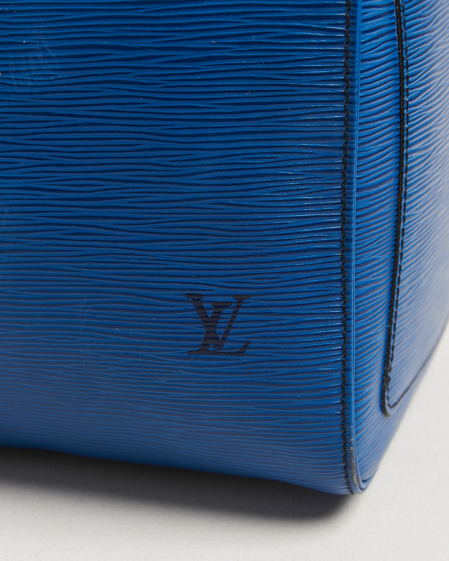 Herren | Louis Vuitton Pre-Owned Keepall 50 Epi Leather Travel Bag Blue  | Louis Vuitton Pre-Owned | Keepall 50 Epi Leather Travel Bag Blue 