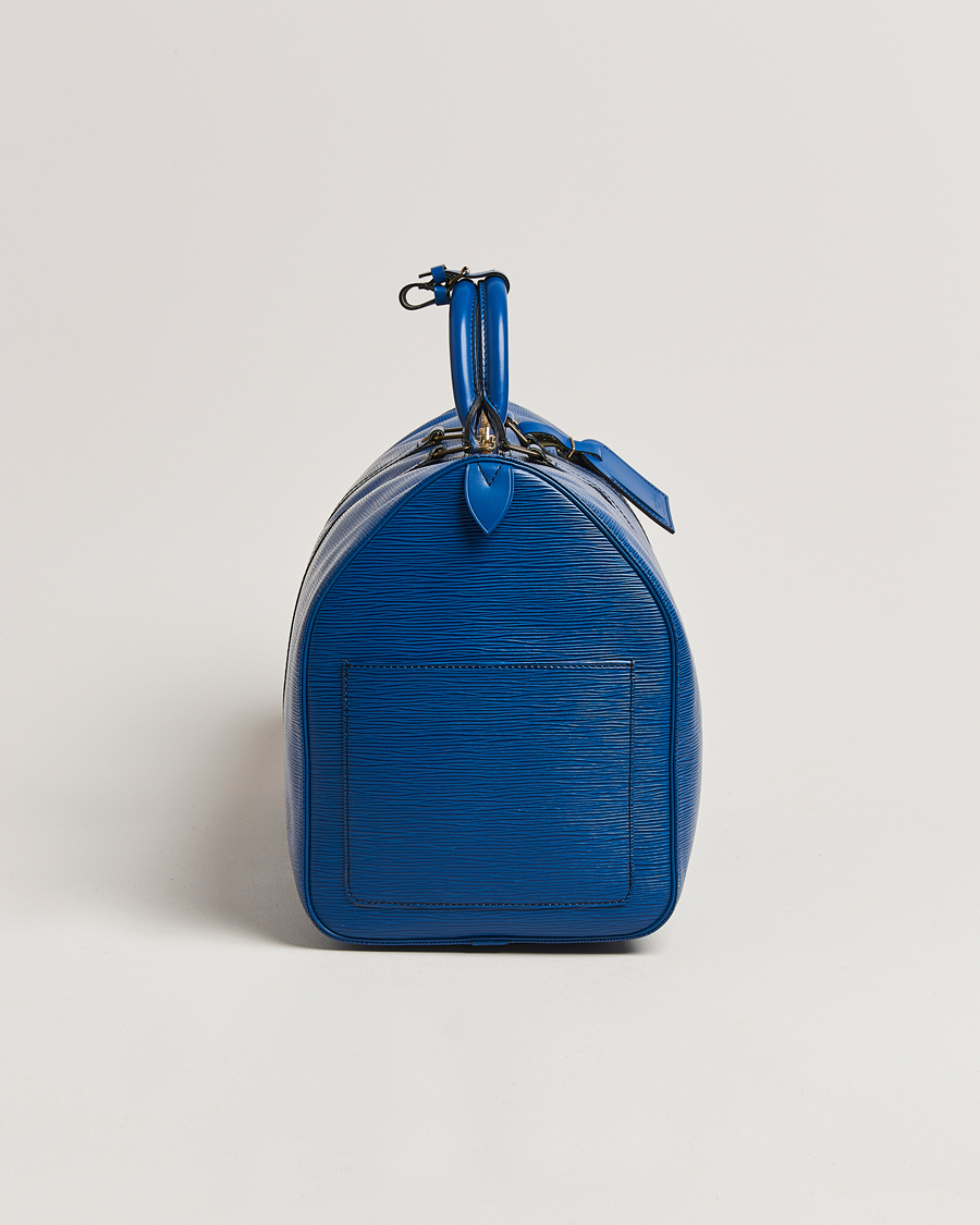 Herren | Louis Vuitton Pre-Owned Keepall 50 Epi Leather Travel Bag Blue  | Louis Vuitton Pre-Owned | Keepall 50 Epi Leather Travel Bag Blue 