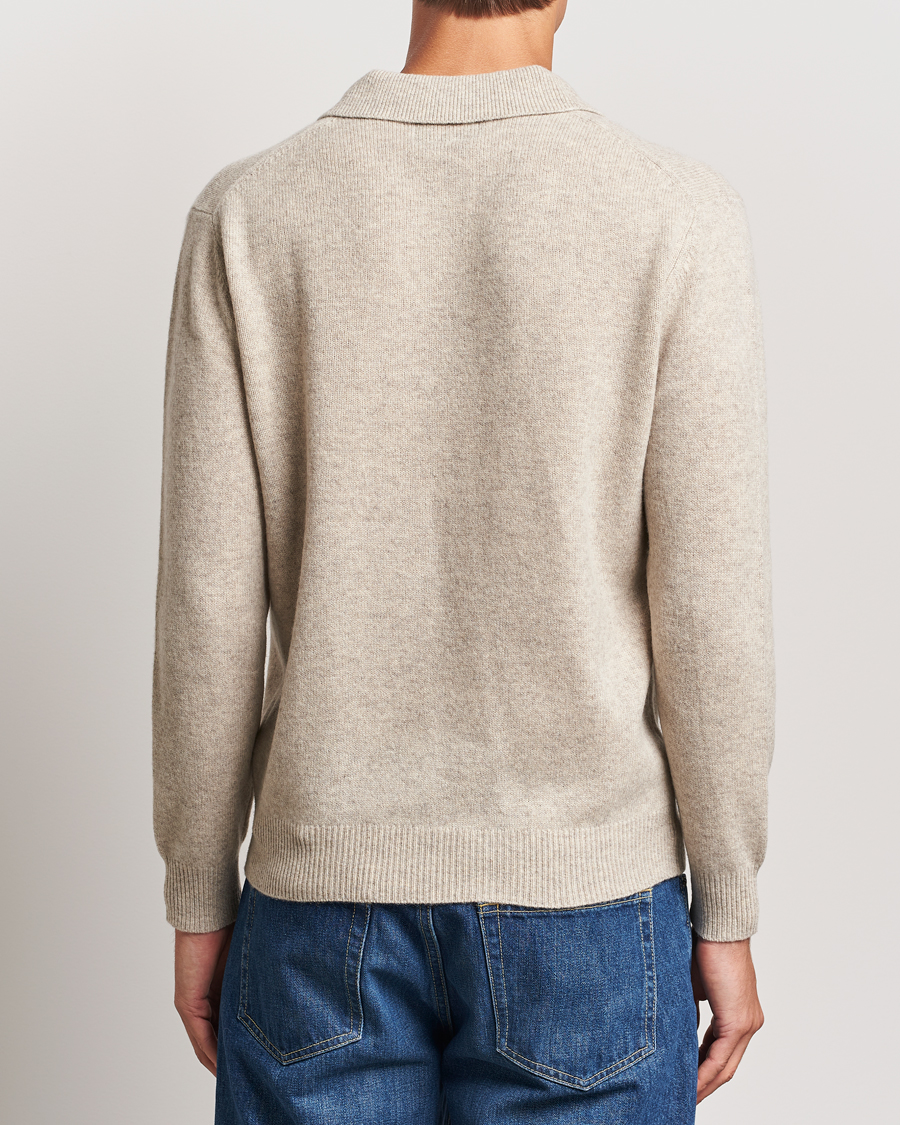 Herren | Pullover | BEAMS PLUS | Knitted Wool Polo Beige
