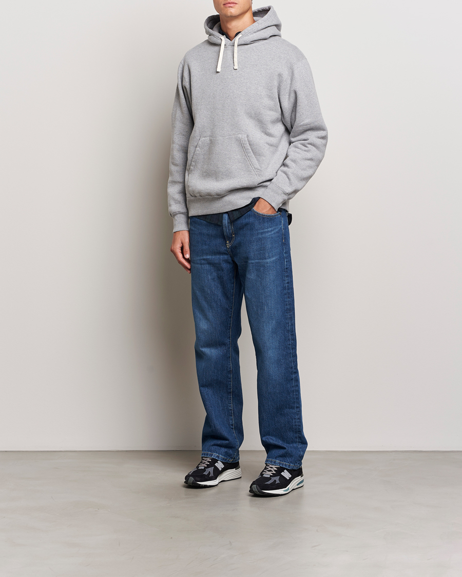 Herren | Pullover | BEAMS PLUS | Japanese Cotton Hoodie Heather Grey