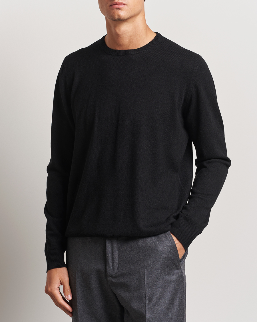 Herren | Pullover | Gran Sasso | Wool/Cashmere Crew Neck Black
