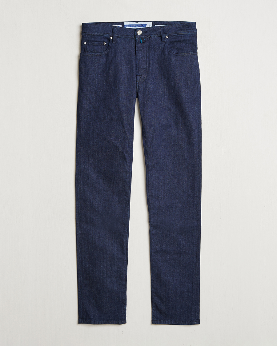 Herren | Jeans | Jacob Cohën | Bard 688 Slim Fit Stretch Jeans Dark Tonal Wash