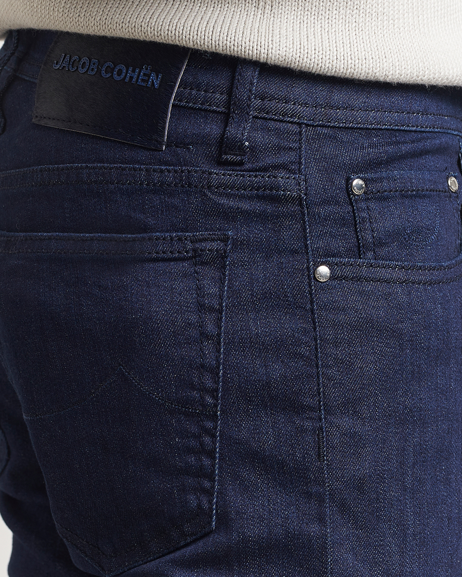 Herren | Jeans | Jacob Cohën | Bard 688 Slim Fit Stretch Jeans Dark Tonal Wash