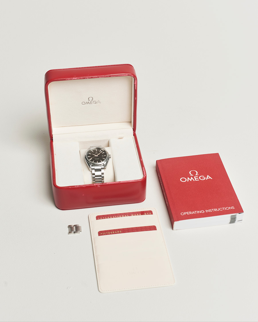 Herren | Omega Pre-Owned Seamaster Aqua Terra Silver | Omega Pre-Owned | Seamaster Aqua Terra Silver