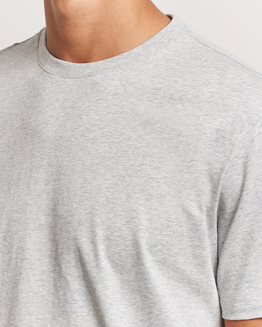 Herren | T-Shirts | A Day's March | Midweight T-Shirt Grey Melange