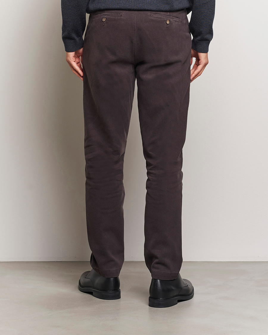 Herren | Hosen | A Day's March | Miller Cotton Lyocell Trousers Chocolate