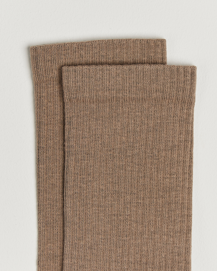 Herren | Unterwäsche | Sweyd | Crew Cotton Socks Sand