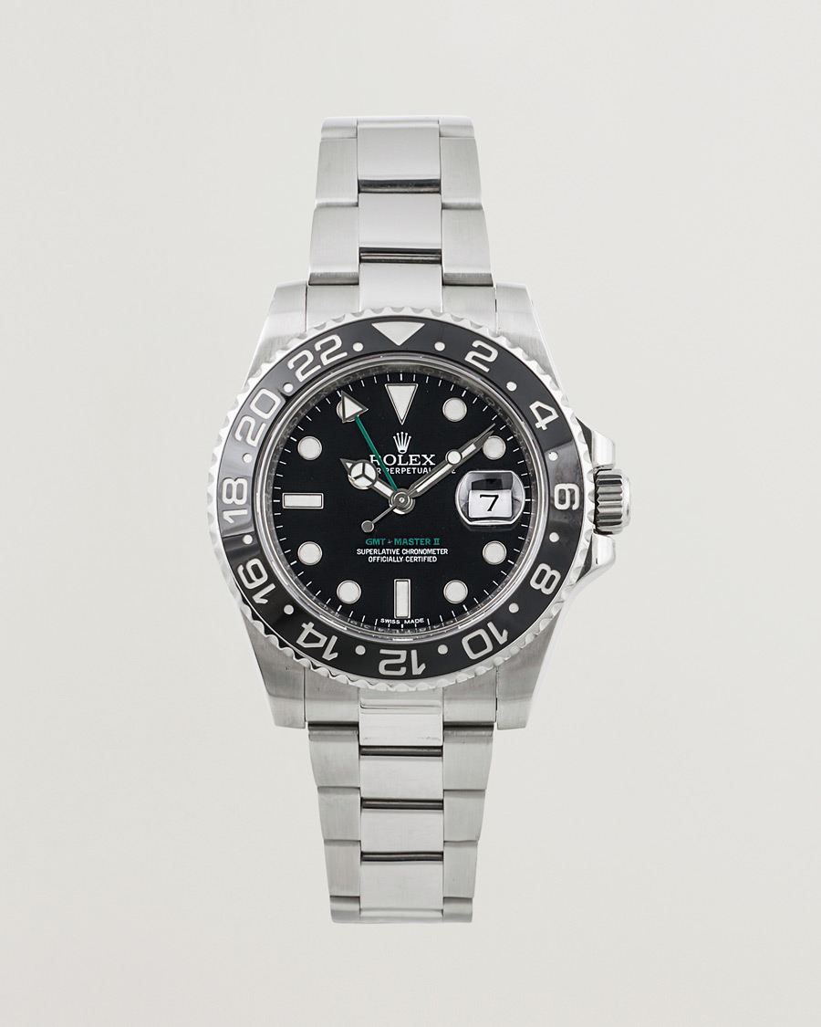 Herren | Rolex Pre-Owned GMT-MASTER II 116710LN Silver | Rolex Pre-Owned | GMT-MASTER II 116710LN Silver