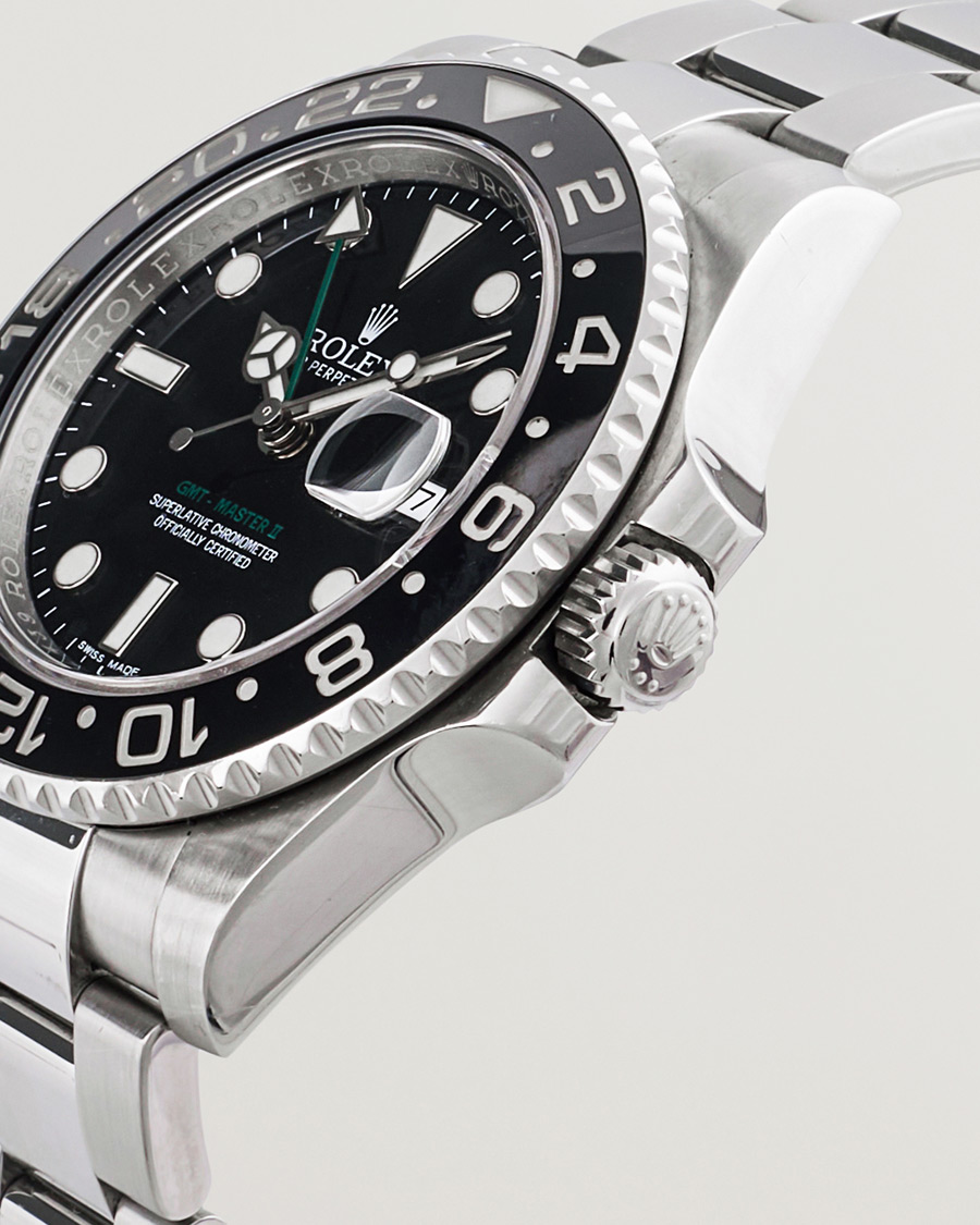 Herren | Rolex Pre-Owned GMT-MASTER II 116710LN Silver | Rolex Pre-Owned | GMT-MASTER II 116710LN Silver