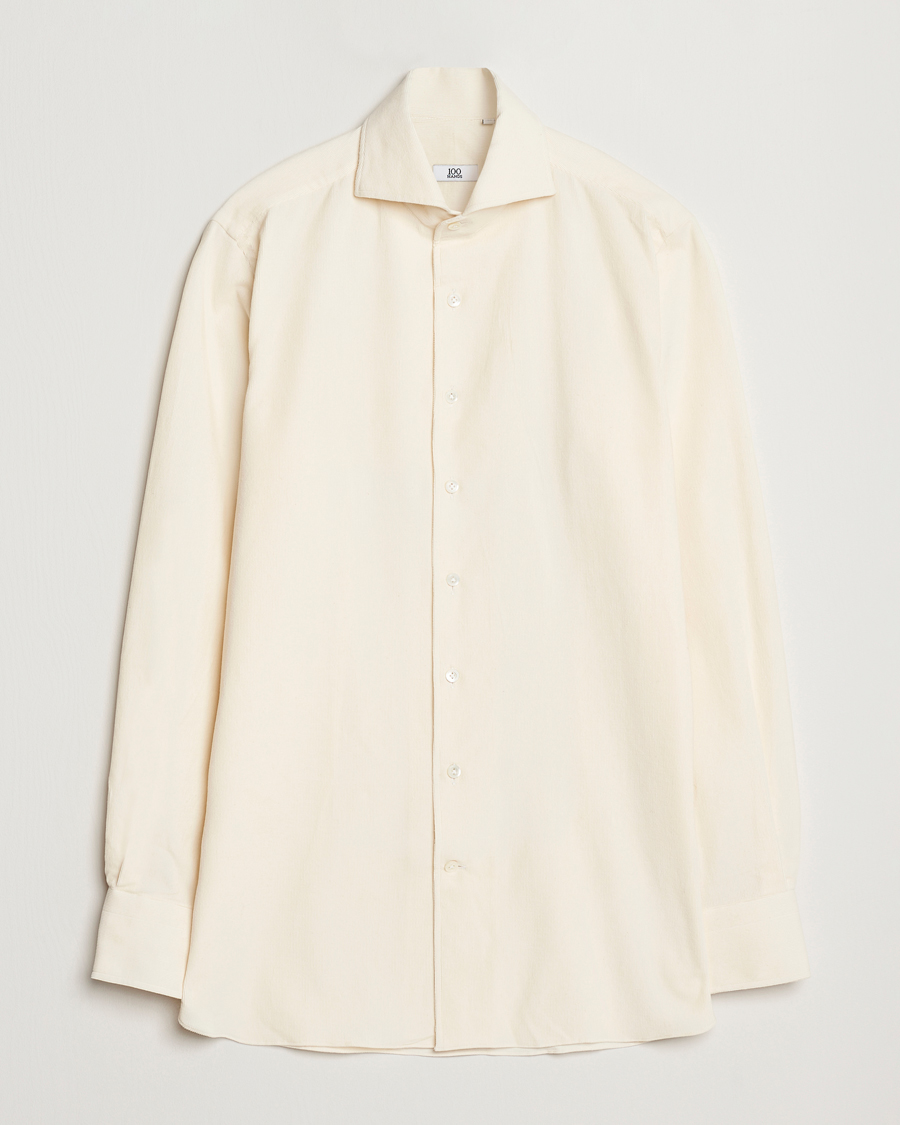 Herren | Hemden | 100Hands | Japan Corduroy Shirt Off White