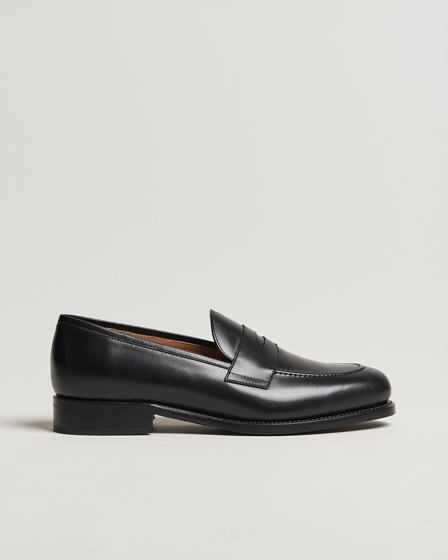 Herren | Oscar Jacobson Penny Loafers Black | Oscar Jacobson | Penny Loafers Black