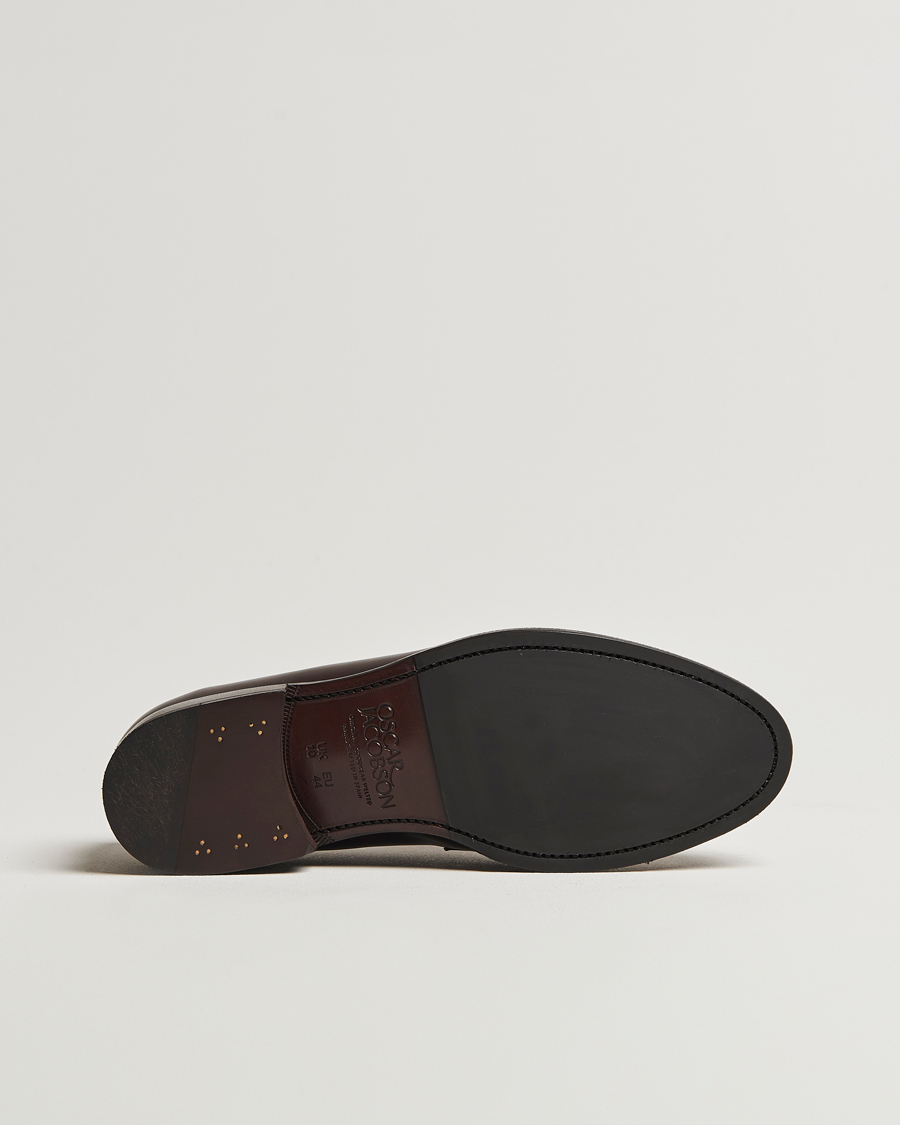 Herren | Oscar Jacobson Penny Loafers Dark Mud Brown | Oscar Jacobson | Penny Loafers Dark Mud Brown
