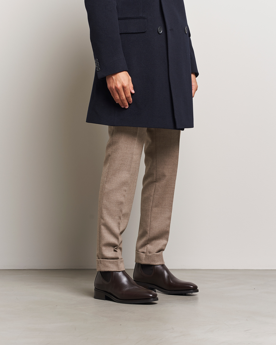 Herren | Oscar Jacobson Chelsea Boots Dark Mud Brown | Oscar Jacobson | Chelsea Boots Dark Mud Brown