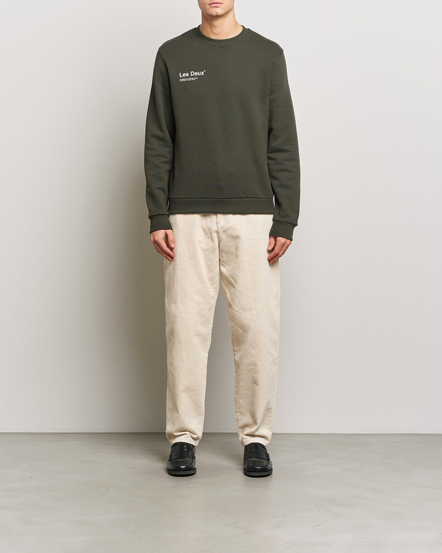 Herren | Pullover | LES DEUX | Brody Printed Sweatshirt 2.0 Rosin