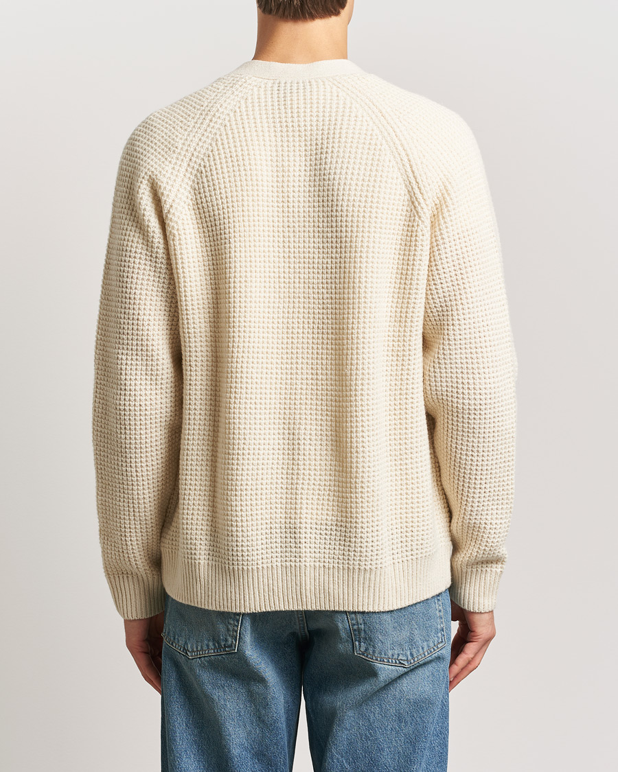 Herren | Pullover | LES DEUX | Grady Waffle Cardigan Ivory