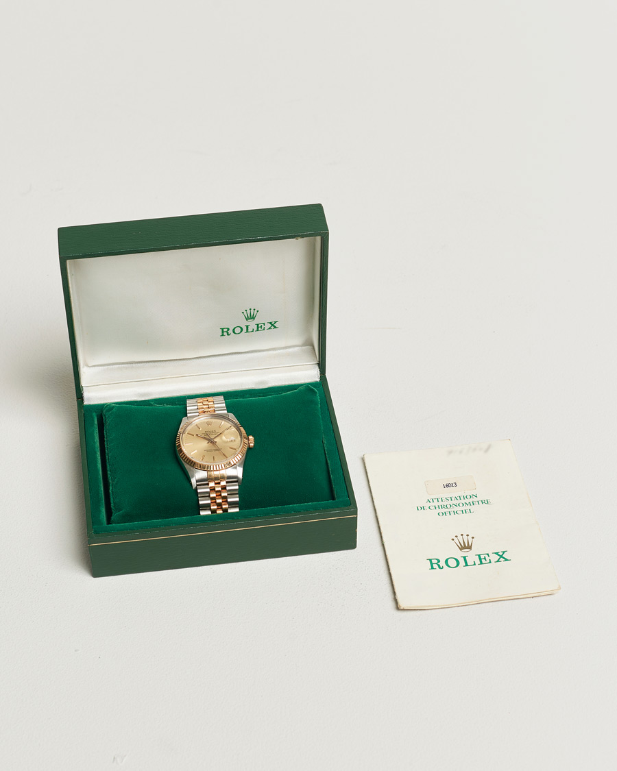 Herren | Rolex Pre-Owned Datejust 16013 G/S Silver | Rolex Pre-Owned | Datejust 16013 G/S Silver