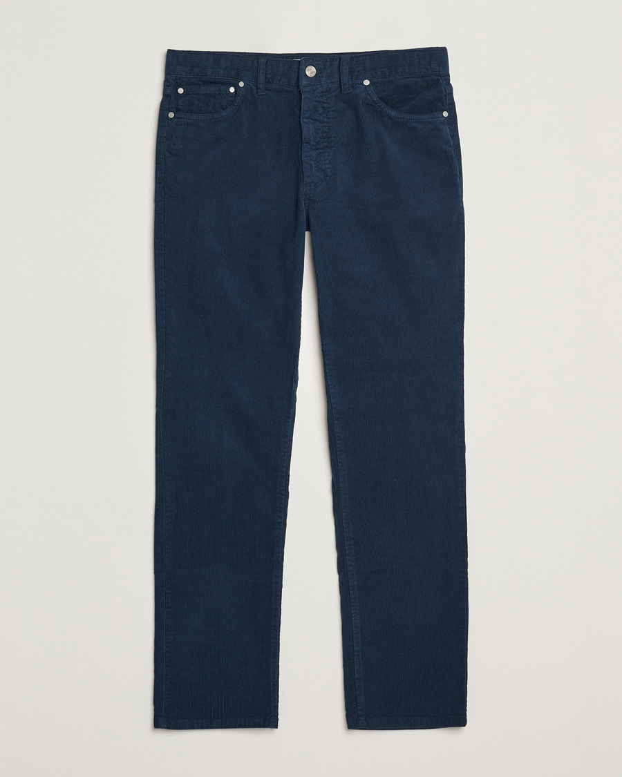 Herren | Hosen | NN07 | Tony Corduroy 5-Pocket Pants Navy Blue