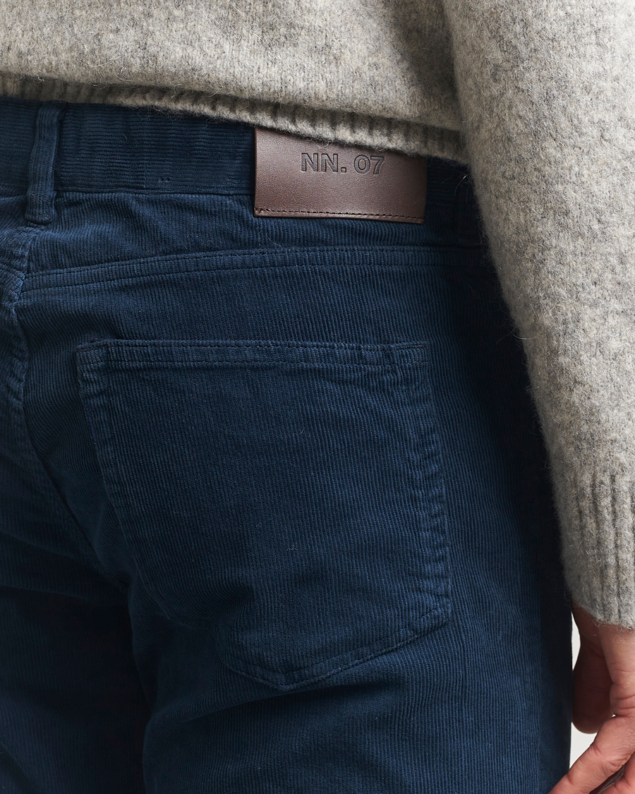Herren | Hosen | NN07 | Tony Corduroy 5-Pocket Pants Navy Blue