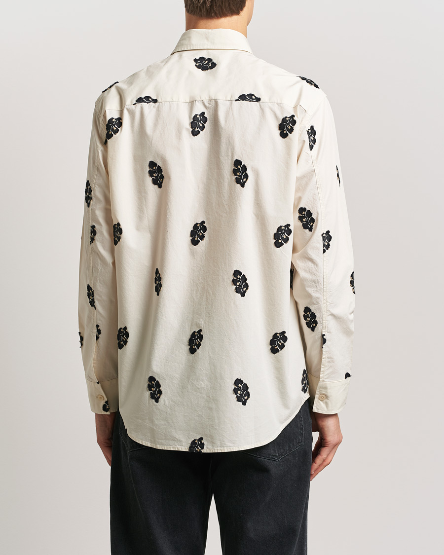 Herren | Hemden | NN07 | Freddy Printed Cotton Shirt Ivory
